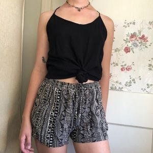 American Eagle Flowy Tribal Shorts
